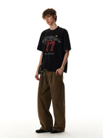 Retro Graphic 77 Cotton Short-Sleeve T-Shirt 5