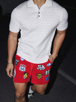 Retro Knitted Polo Collar Sweater Shirt 3