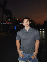 Retro Knitted Polo Collar Sweater Shirt 4