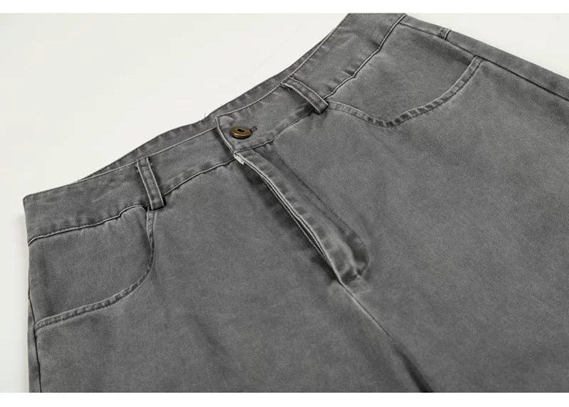 Retro Lace-Up Wide-Leg Casual Pants 2