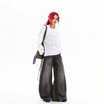 Retro Letter Print Long Sleeve T-Shirt 4