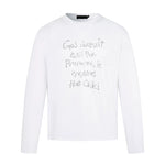 Retro Letter Print Long Sleeve T-Shirt 5