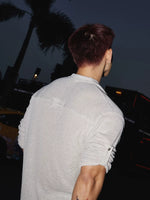 Retro Long Sleeve Casual Knit Shirt 5