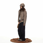 Retro Plush Collar Quilted Short Jacket 5