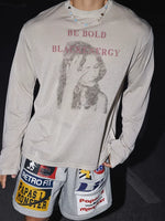 Retro Portrait Graphic Long Sleeve Pullover 3