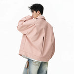 Retro PU Leather Zip Motorcycle Jacket 4