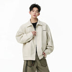 Retro PU Leather Zip Motorcycle Jacket 5