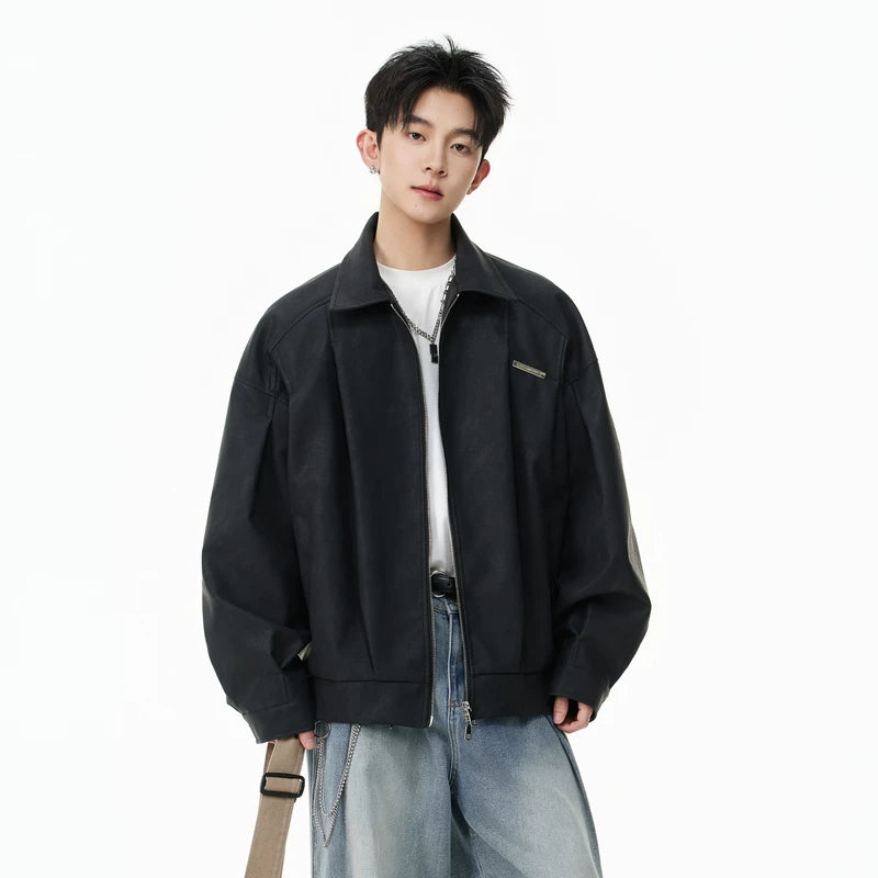 1627207:28341,6011073705863,1627207:28341,6011073705866,1627207:28341,6011073705867,1627207:28341,6011073705864,1627207:28341,6011073705865,6011073705863,6011073705866,6011073705867,6011073705864,6011073705865, Retro PU Leather Zip Motorcycle Jacket