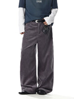 Wide Leg Corduroy Casual Pants 3
