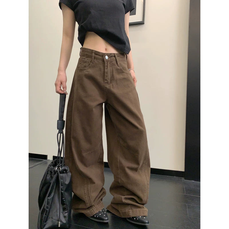 Retro Relaxed Fit Straight Leg Pants 5
