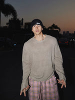 Retro Relaxed Knit Long-Sleeve Sweater 2