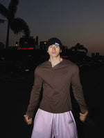 Retro Slanted Henley Long-Sleeve Pullover 4