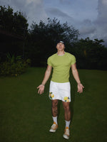 Retro Slim Fit Ribbed Knit T-Shirt 2