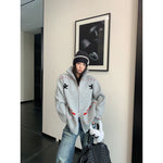 Retro Stand-Collar Knit Cardigan Sweater 2