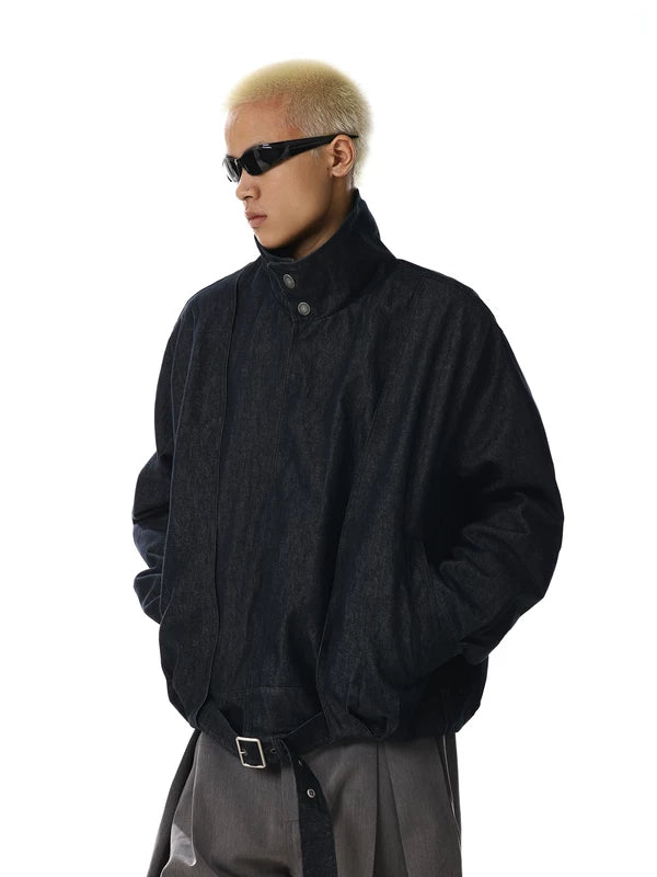 Retro Stand Collar Loose Casual Jacket 3