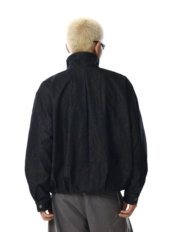 Retro Stand Collar Loose Casual Jacket 5