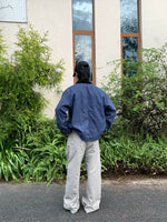 Retro Straight-Leg Workwear Pants with Embroidery 5