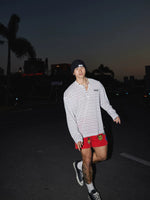 Retro Striped Henley Long-Sleeve Pullover 4