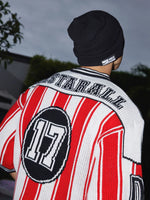 Retro Striped V-Neck Knit Sweater 4