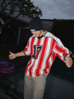 Retro Striped V-Neck Knit Sweater 5