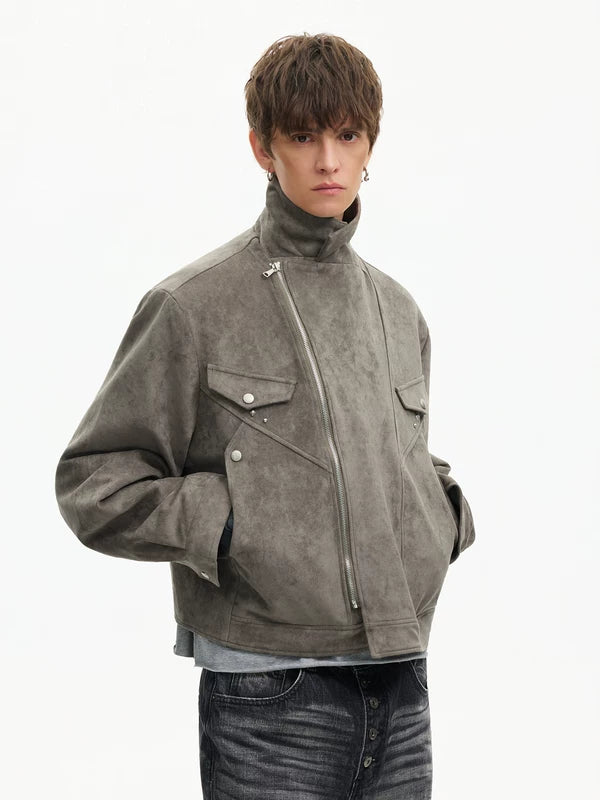 Retro Studded Suede Western Jacket 2