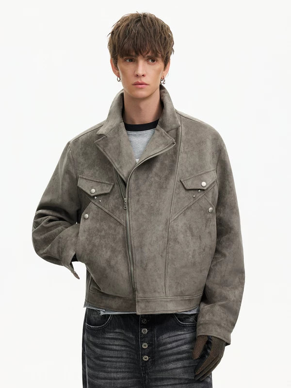 Retro Studded Suede Western Jacket 3