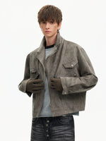 Retro Studded Suede Western Jacket 4