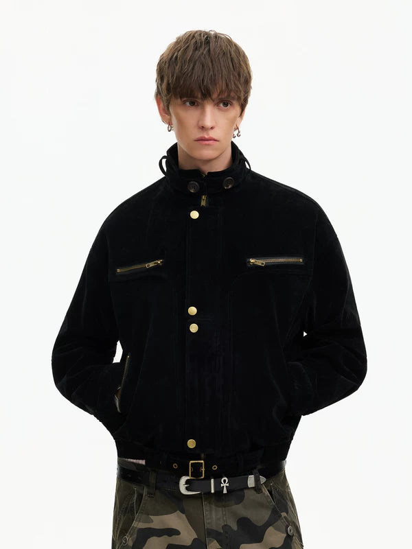 Retro Suede Flight Jacket 2