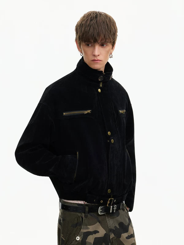 Retro Suede Flight Jacket 4