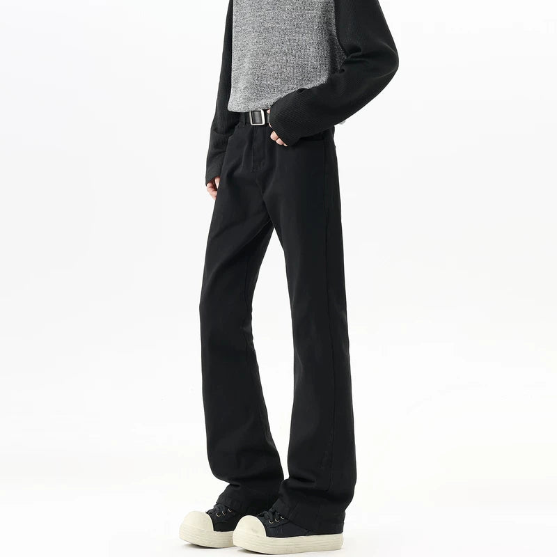 6016877772071,6016877772072,6016877772073,6016877772074,6016877772075,6016877772076,6016877772077, Retro Washed Distressed Flared Jeans Pants