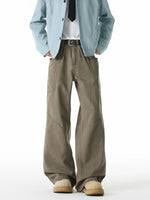 Retro Wide-Leg Casual Cargo Pants 3