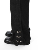 Retro Wide-Leg Casual Denim Pants 4