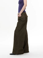Retro Wide Leg Corduroy Pants 4