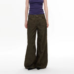 6031887193534,6031887193535,6031887193536,6031887193537, Retro Wide Leg Corduroy Pants
