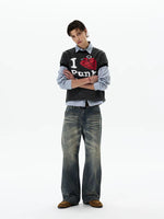 Retro Wide Leg Loose Fit Jeans Pants 3