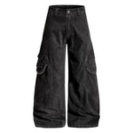 6010522312854,6010522312855,6010522312856,6010522312857,6010522312858, Retro Wide-Leg Multi-Pocket Cargo Pants