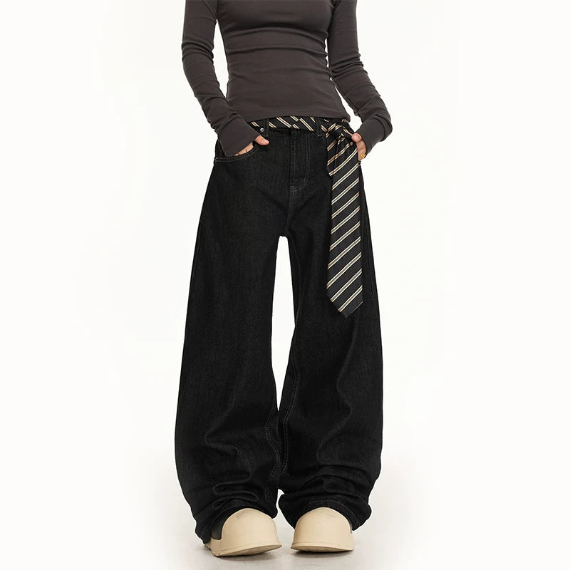 Retro Wide Leg Selvedge Denim Pants 2