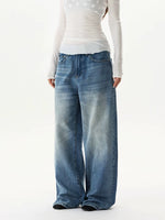 Retro Wide Leg Straight Jeans Pants 3