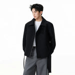 Retro Wool Belted Zip Jacket 4