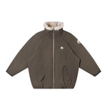 1627207:3232483,5962139540234,1627207:3232483,5962139540235,1627207:3232483,5962139540236,5962139540234,5962139540235,5962139540236, Retro Workwear Winter Parka with Fur Collar