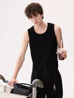 Ribbed High-Stretch Sleeveless Vest 4