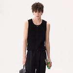 6190128194015,6190128194016,6190128194017,6190128194018, Ribbed High-Stretch Sleeveless Vest