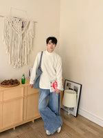 Ribbed Mock Neck Terry Pullover Top 3