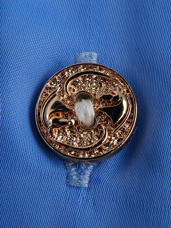 Ruffled Ice Silk Vintage Dress Shirt 5