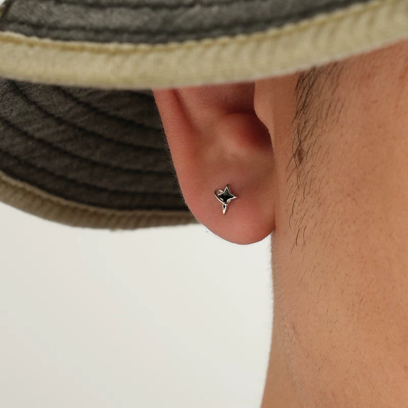 S925 Sterling Silver Star Stud Earrings 2