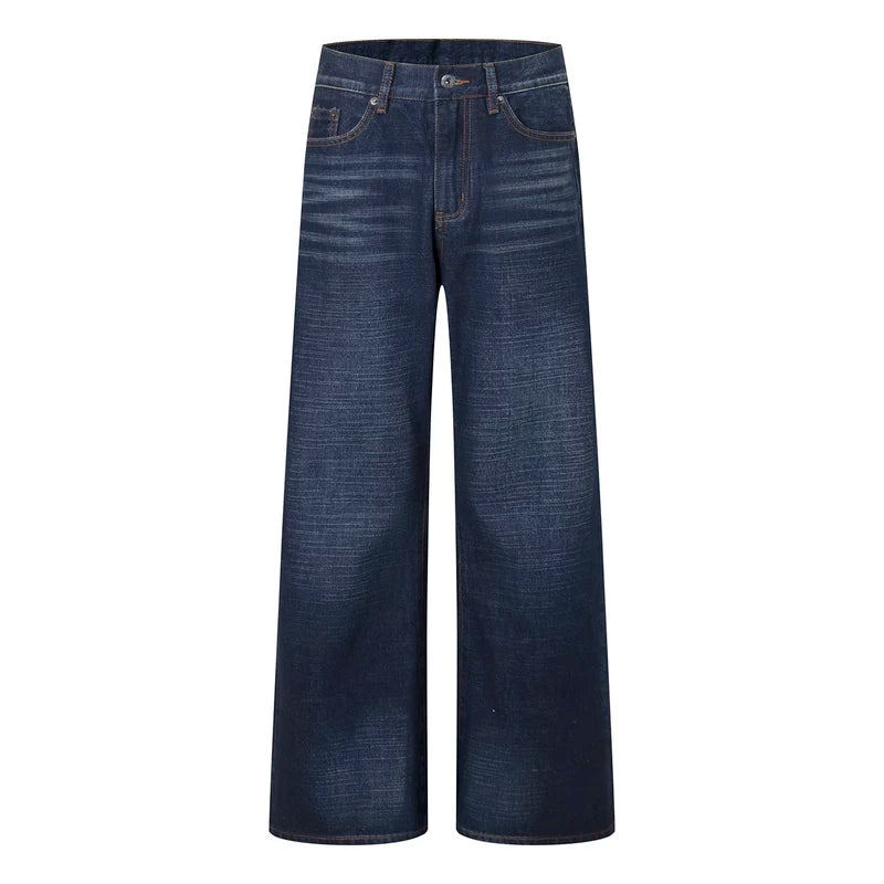 6192745355520,6192745355521,6192745355522,6192745355523,6192745355524, Selvedge Denim Straight Leg Loose Fit Pants