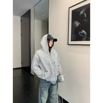 Sequin Embroidered Zip Up Hooded Jacket 2