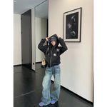 Sequin Embroidered Zip Up Hooded Jacket 4