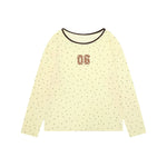 6190159827196,6190159827197,6190159827198, Sheer Polka Dot Long Sleeve Top