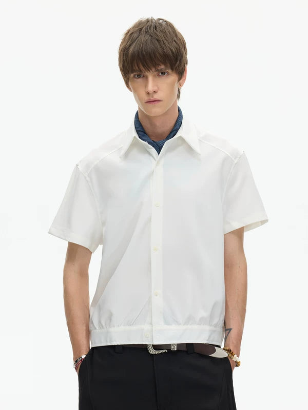 Short-Sleeve Boxy Fit Polo Shirt 2